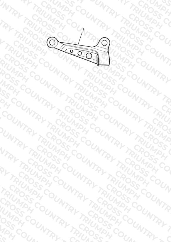 Clutch Cable Guide, Clear Anodised