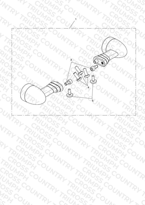 LED, Indicator Kit, D40, Short, 120 Lead