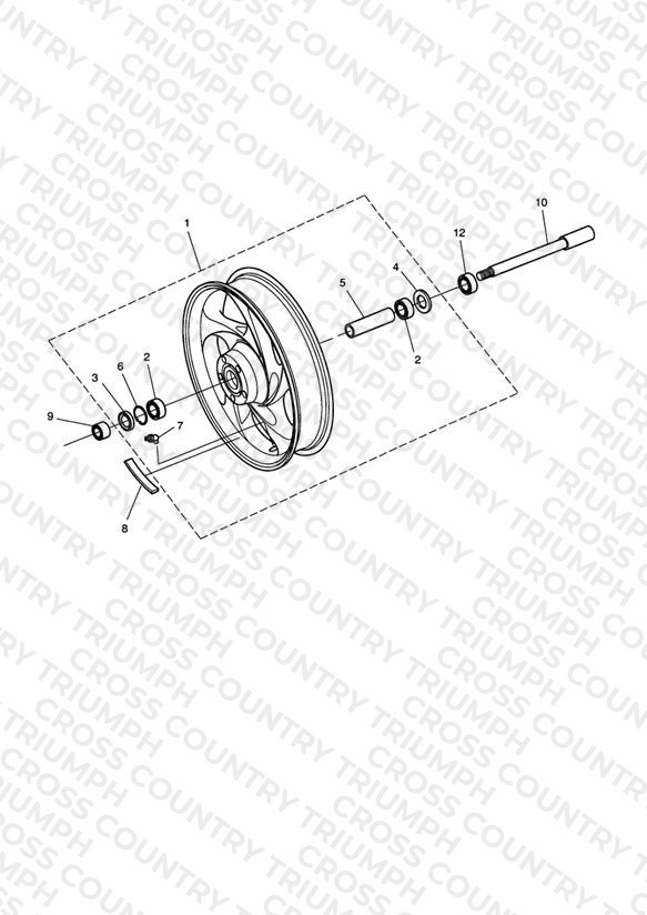Front Wheel - Rocket III & Classic