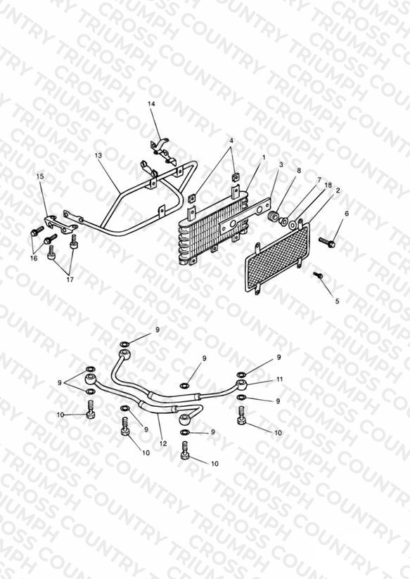 Oil Cooler 3 Cylinder