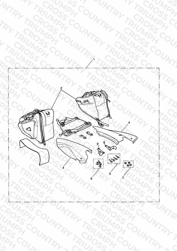 Throwover Pannier Kit