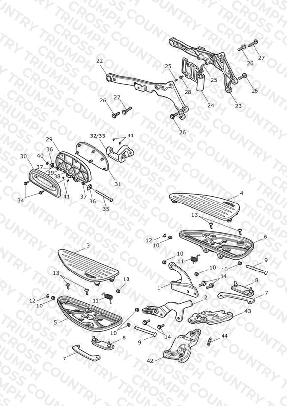 Footrestss & Mountings