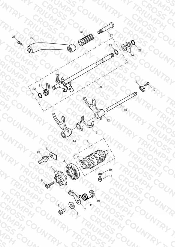 Gear Selectors & Pedal