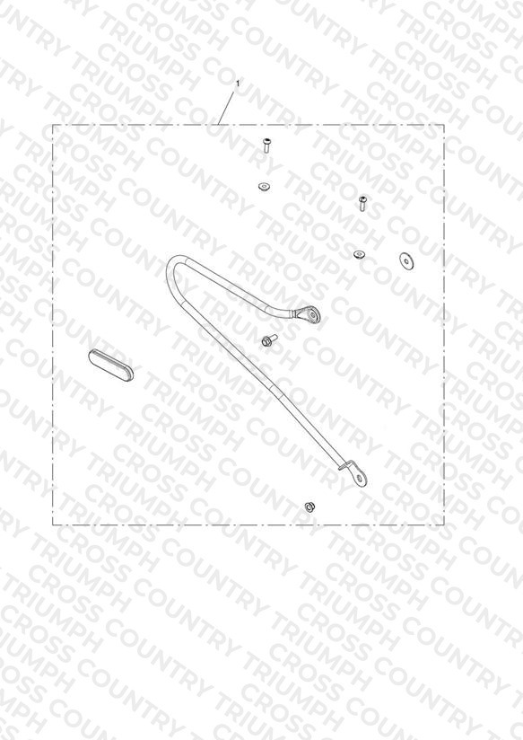 Pannier Rail Kit, RH