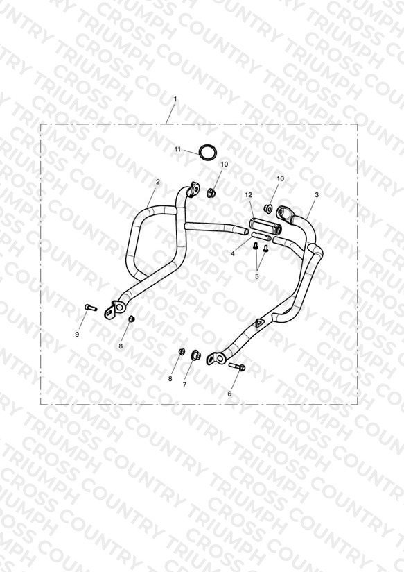 Dresser Bar Kit, Cage, Graphite