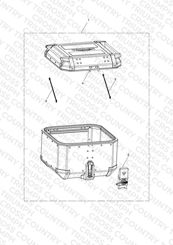 Top Box, Aluminium, Slv, KL