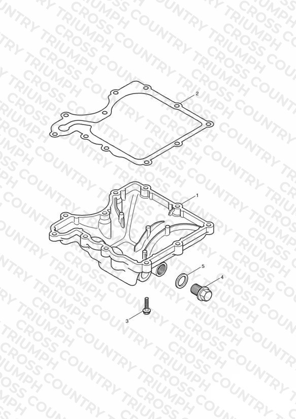 Sump & Fittings - Bonneville T100