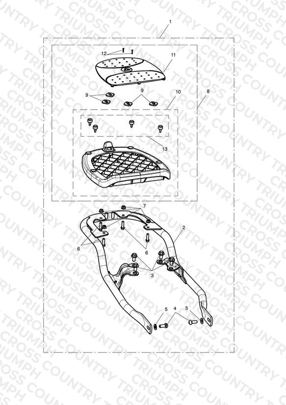Mounting Rack Kit, Black