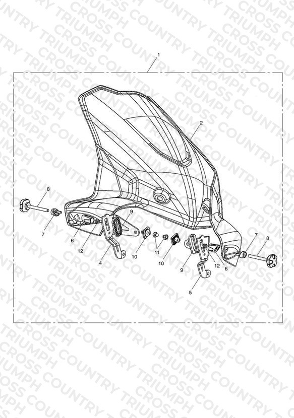 Adjustable High Screen Kit, US