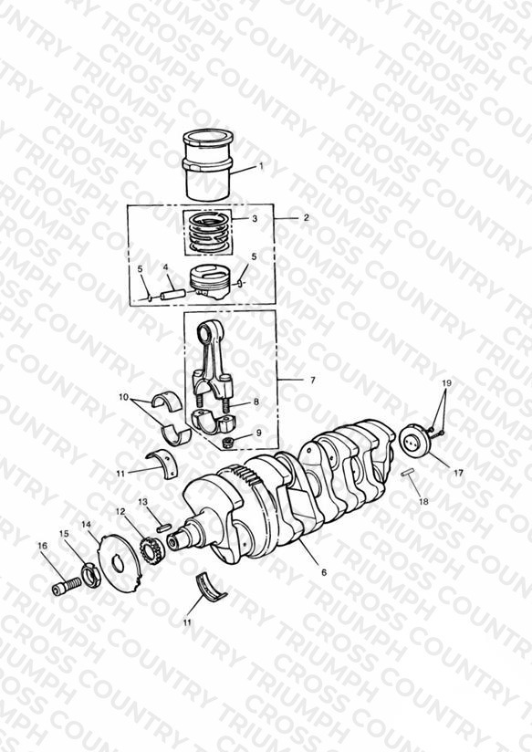 Crankshaft/Conn Rod/Pistons and Liners