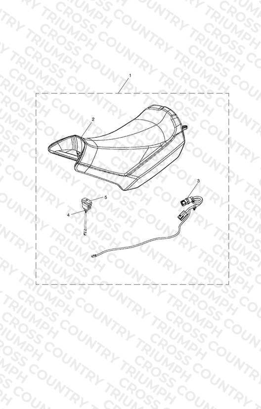 Seat, Rider, Heated Kit