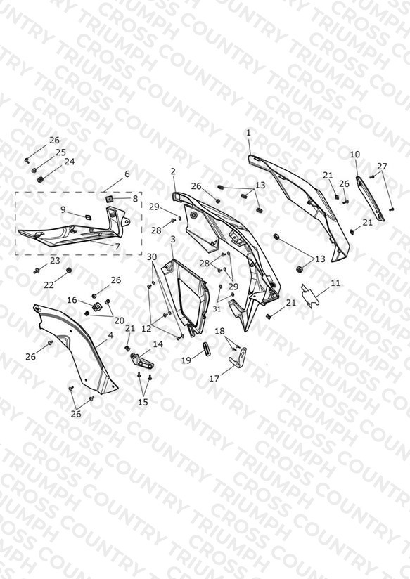Fairings, LH