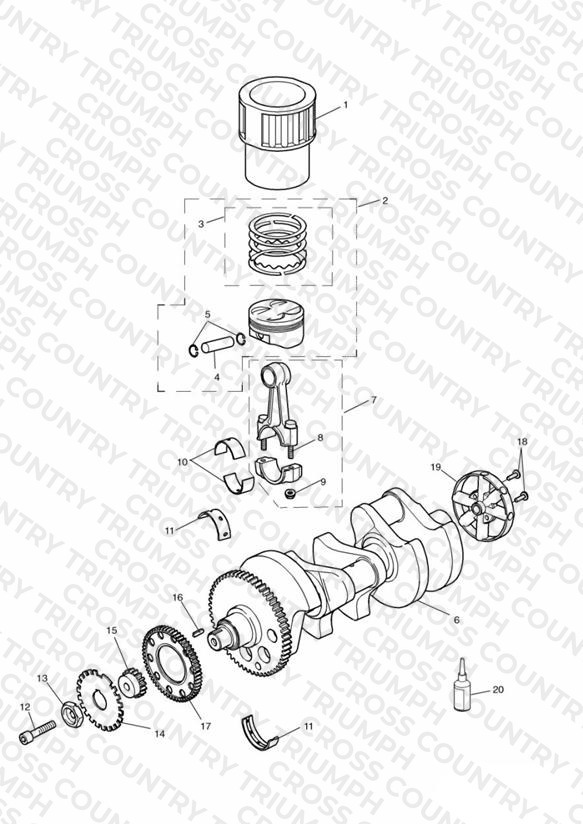 Crankshaft/Conn Rod/Pistons and Liners