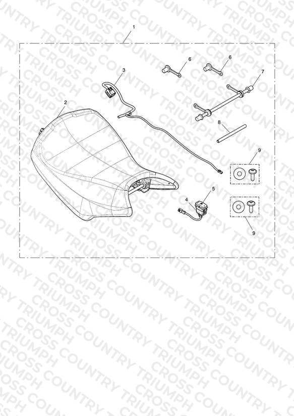 Rider Seat, Heated Kit