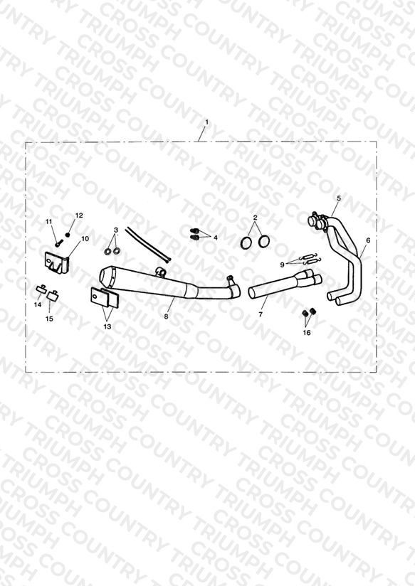 Exhaust System Assy, Arrow 2:1