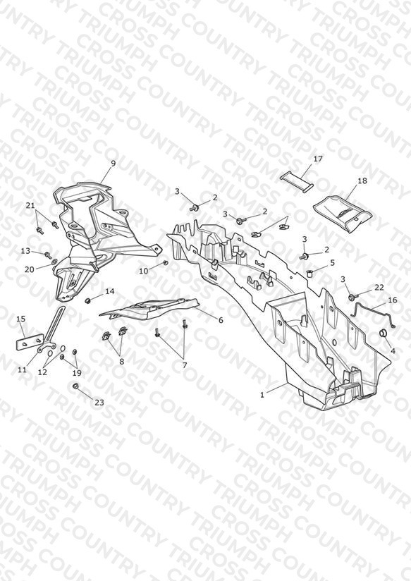 Rear Mudguard & Battery Box