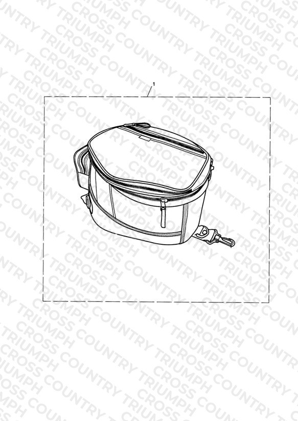 Magnetic Tank Bag Kit, 10-16L