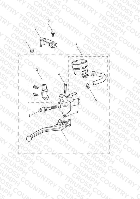 Front Master Cylinder Assy - 914448 >