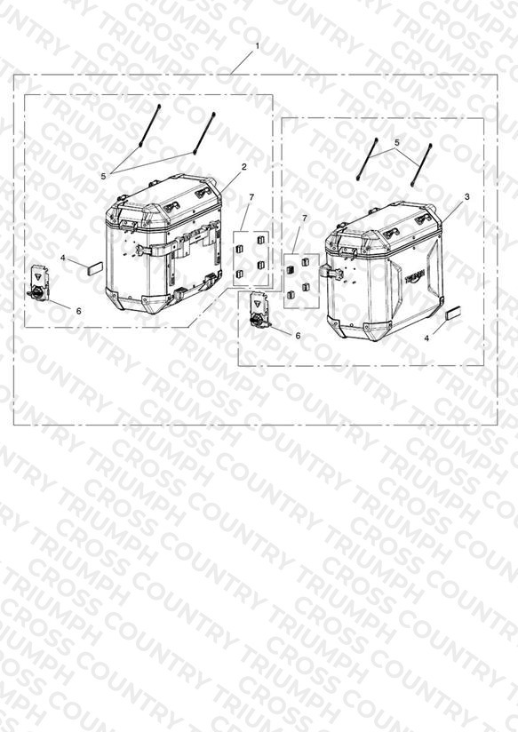 Pannier, Aluminium, Kit, Black