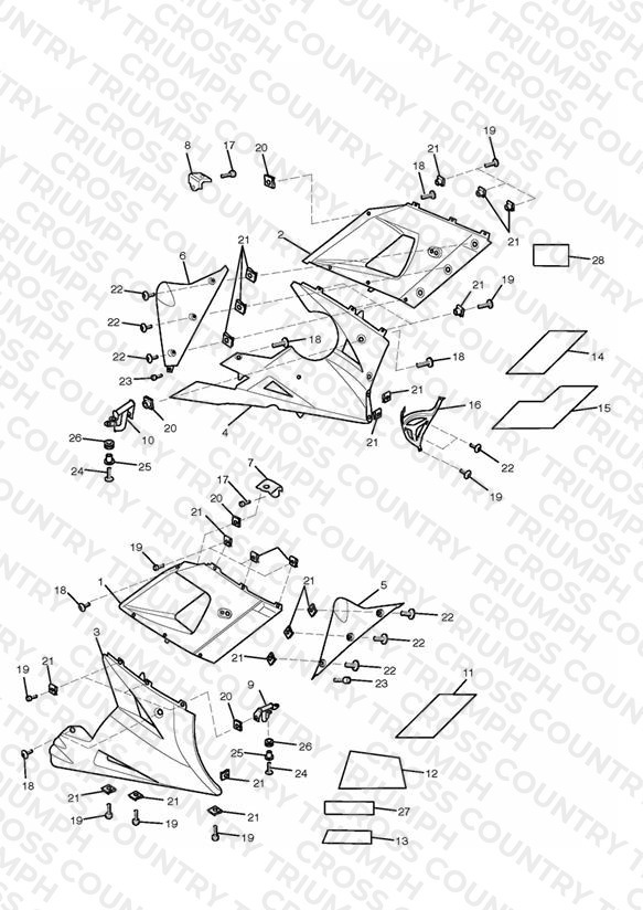 Bodywork - Lower Fairings