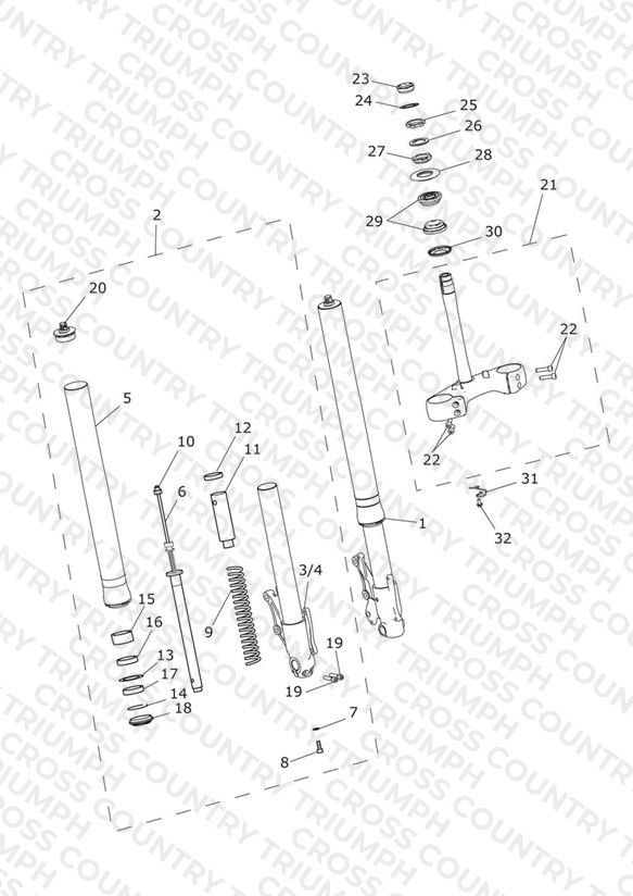 Front Forks & Yokes