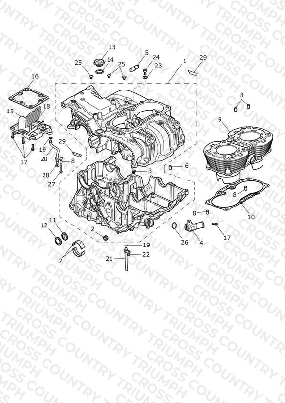 Crankcase & Fittings