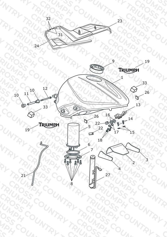 Fuel Tank, Fuel Pump & Fittings
