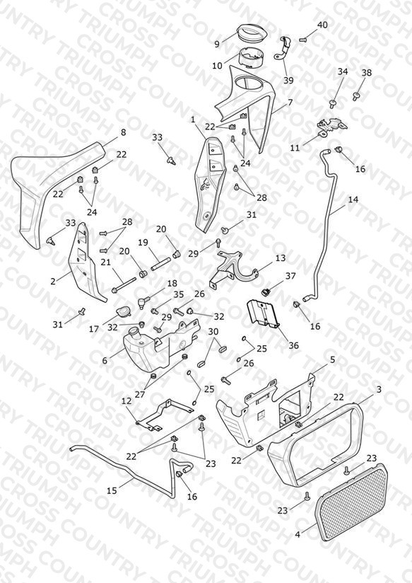 Radiator Cowls & Expansion Tank