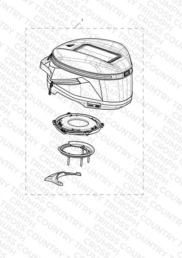 Tank Bag Kit, Keyless
