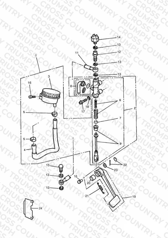 Rear Brake Master Cylinder