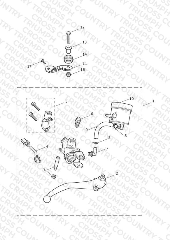 Front Brake Master Cylinder & Hoses