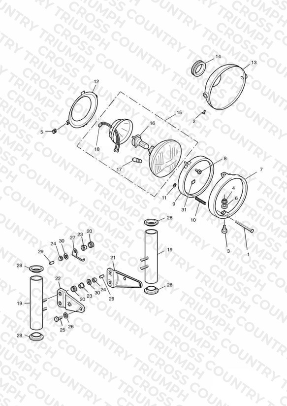 Headlight/Mountings