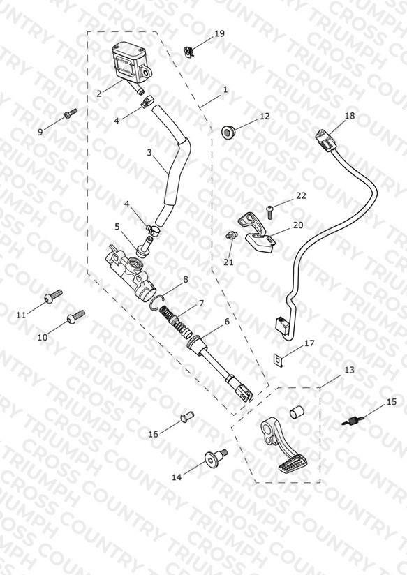 Rear Brake Master Cylinder