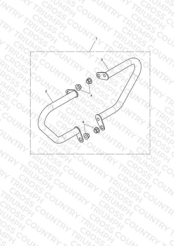 Dresser Bar Kit, Chrome