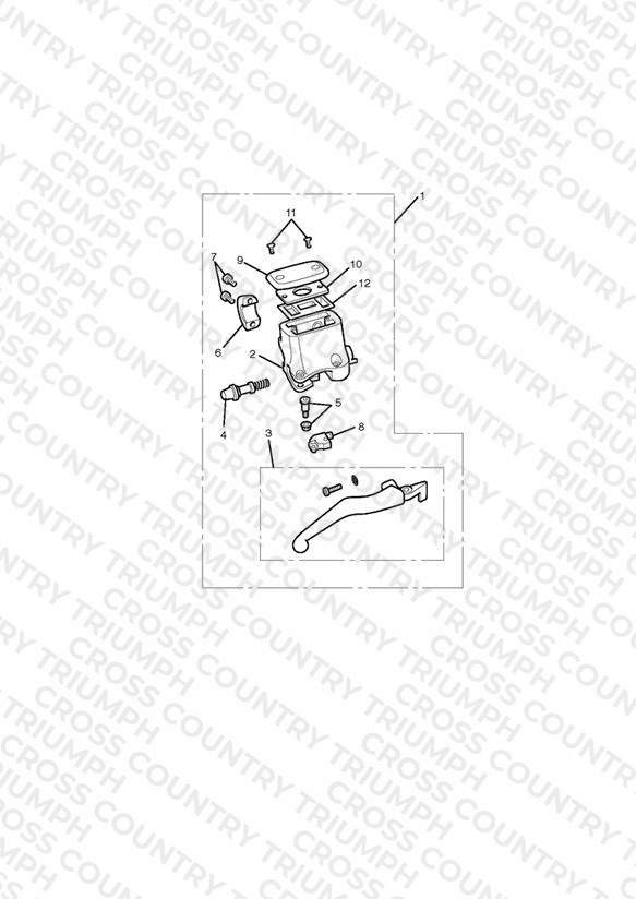 Front Brake Master Cylinder & Hoses