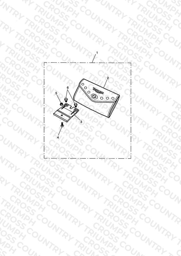 Leather Windshield Bag Kit, Plain