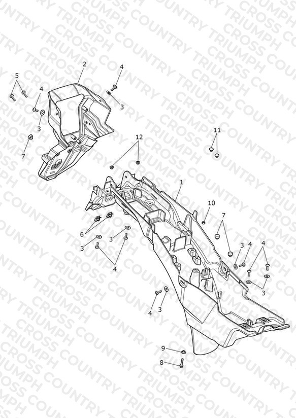 Rear Mudguard & Battery Box