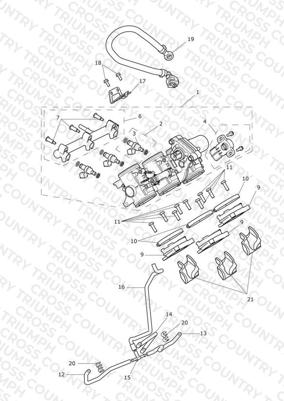 Throttles, Injectors and Fuel Rail