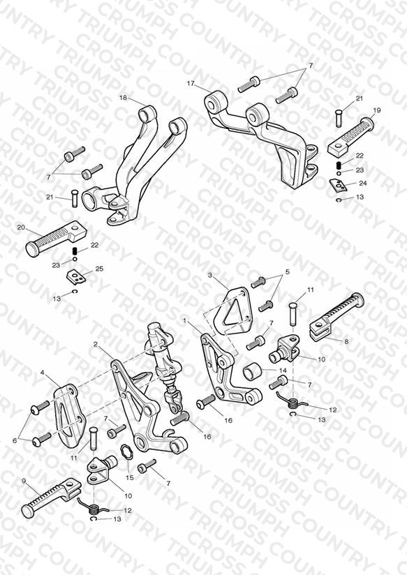 Footrests & Mountings » 186150
