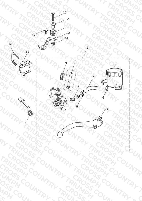 Front Master Cylinder Assy