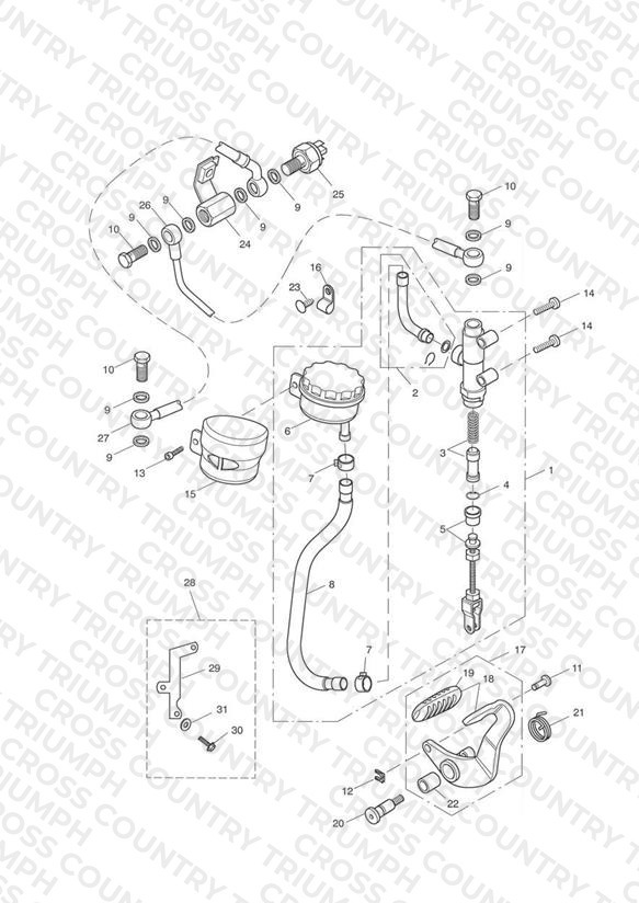 Rear Brake Master Cylinder