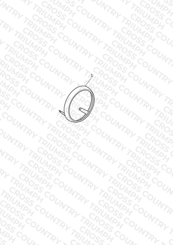 Headlight Bezel, Black