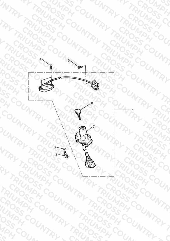 Ignition Switch/Seat Lock 60503 » » 71698