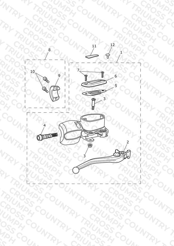 Front Master Cylinder Assy