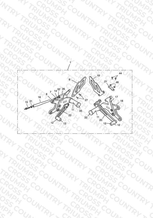 Rear Sets, Arrow, Std