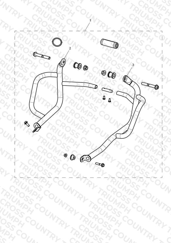 Dresser Bar Kit, Cage, Stainless Steel