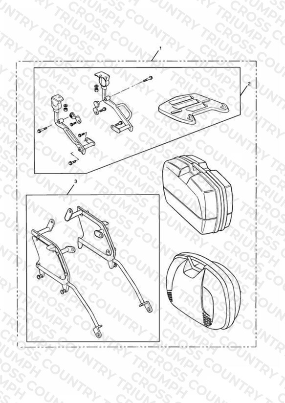 2 Pannier Complete Luggage System