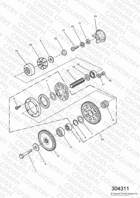 Alternator/ Starter Drive Gears