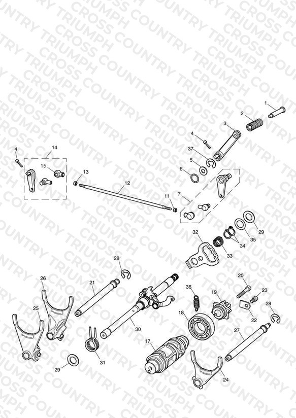 Gear Selectors & Pedal