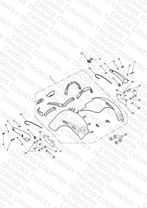 Rear Mudguard 574821 >